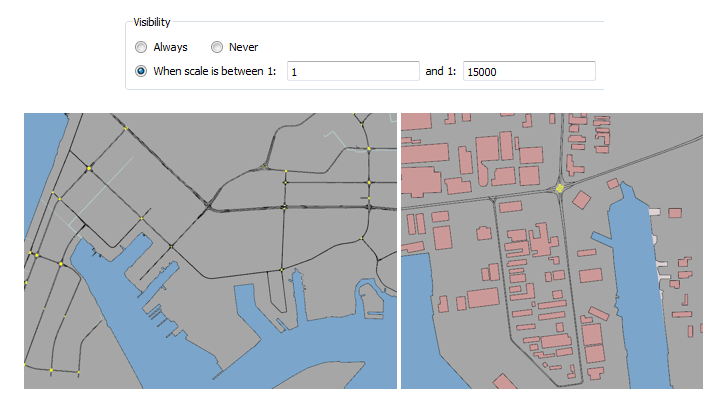 Aimsun - Drawing and filtering objects in map mode