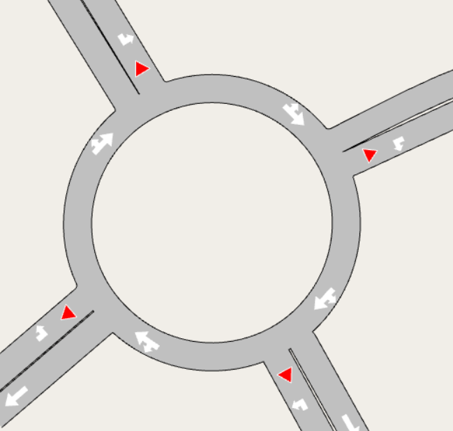 How to code roundabouts in Aimsun Next